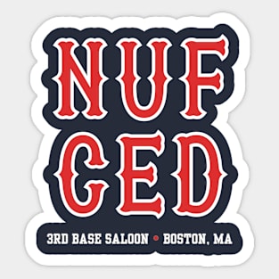 NUF CED Sticker